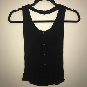 Caution To The Wind Black Halter Top